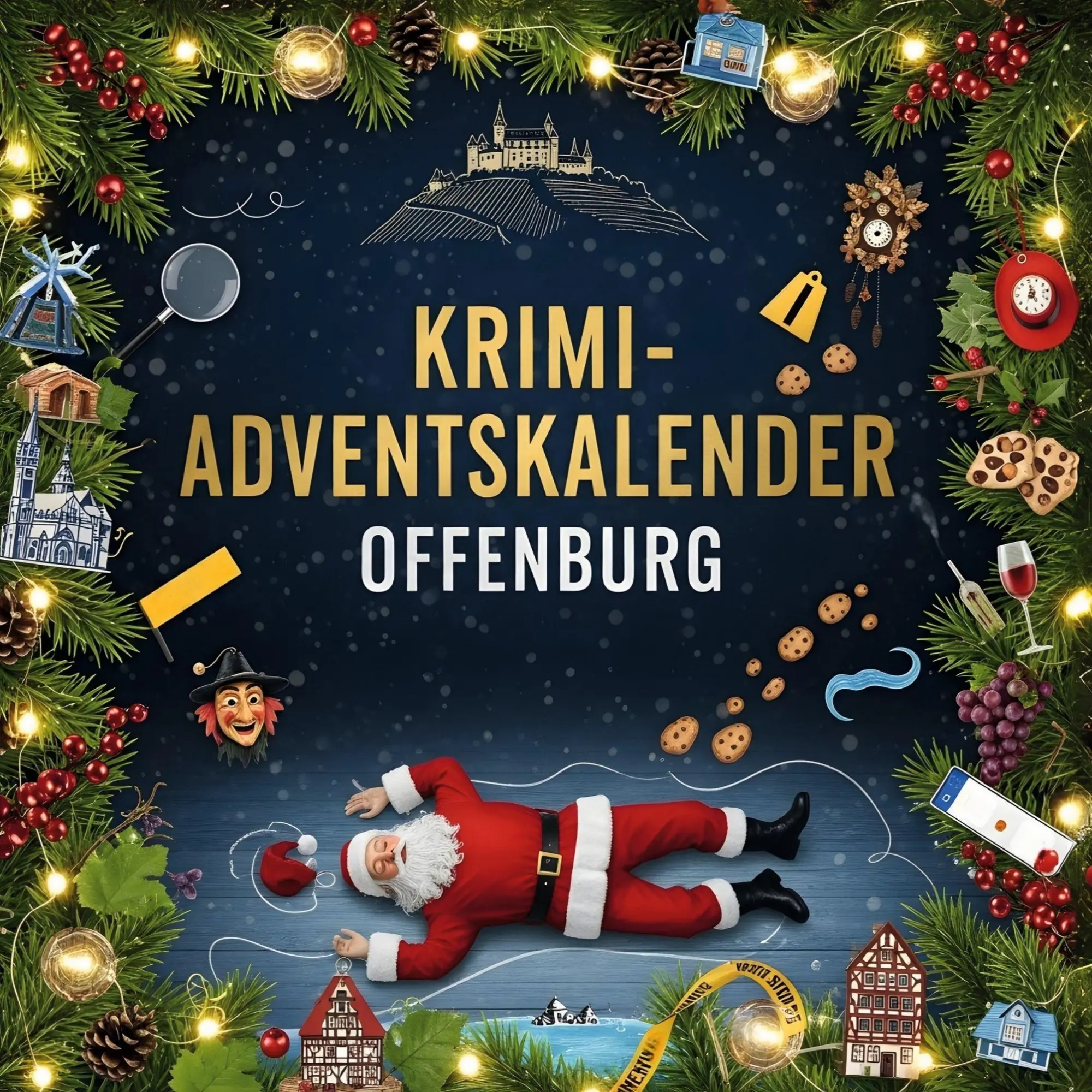 Cover: 9783695309924 | Der Krimi-Adventskalender Offenburg | Mordsverdächtig in 24 Akten