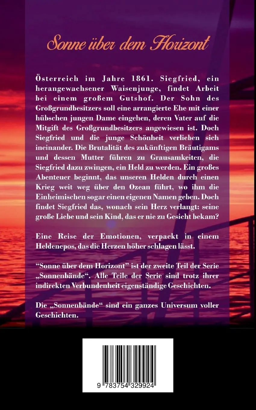 Rückseite: 9783754329924 | Sonne über dem Horizont | Hans J. Gibiser | Taschenbuch | 192 S.