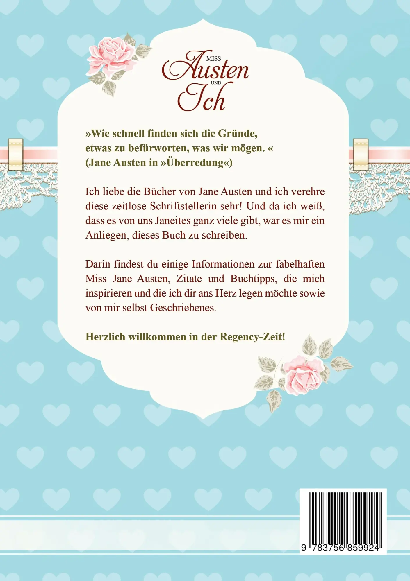 Rückseite: 9783756859924 | Miss Austen und ich | Tina Müller | Taschenbuch | 120 S. | Deutsch