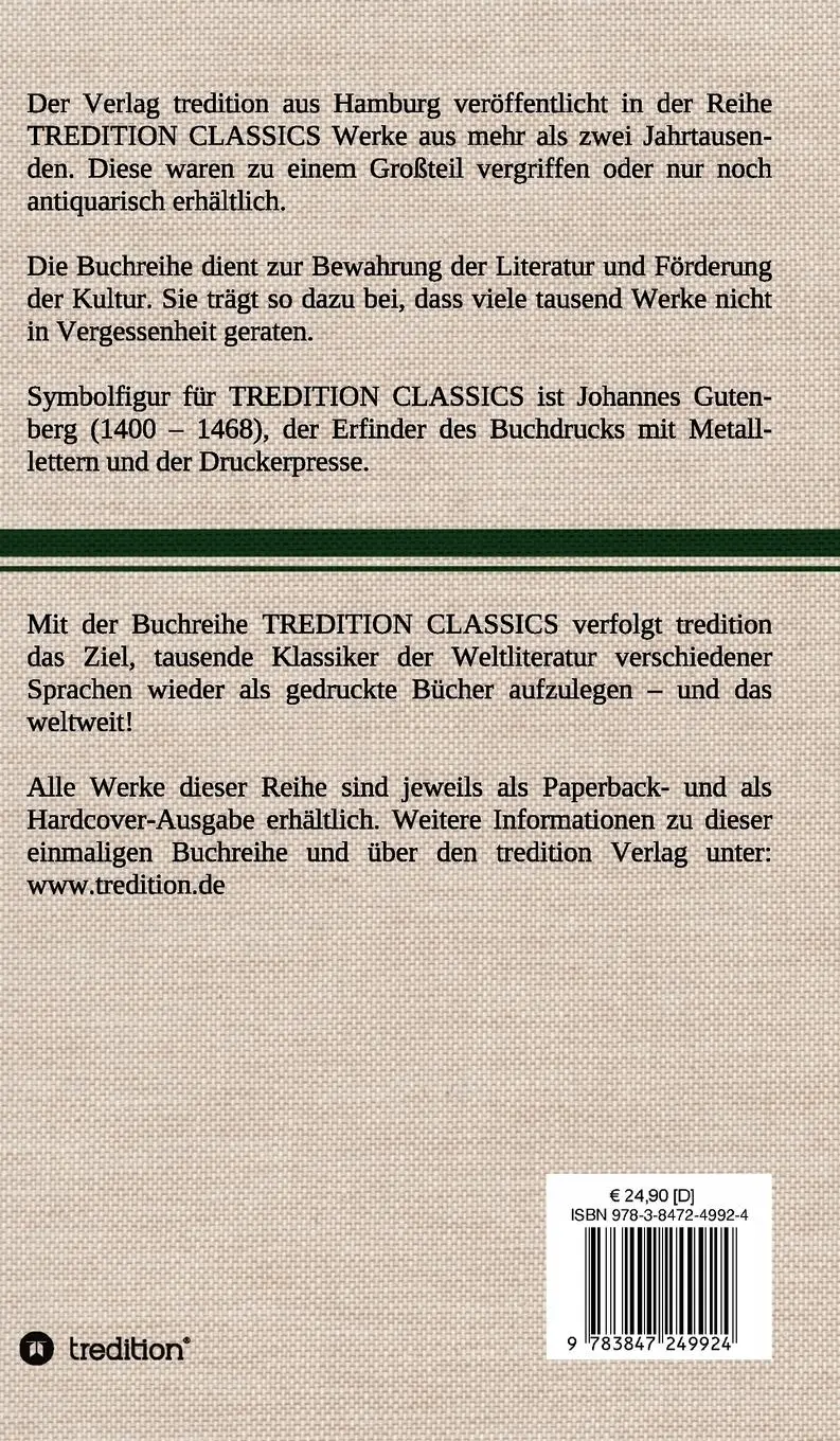 Rückseite: 9783847249924 | Tagebuch der Brüder Goncourt | Edmond De Goncourt | Buch | 196 S.