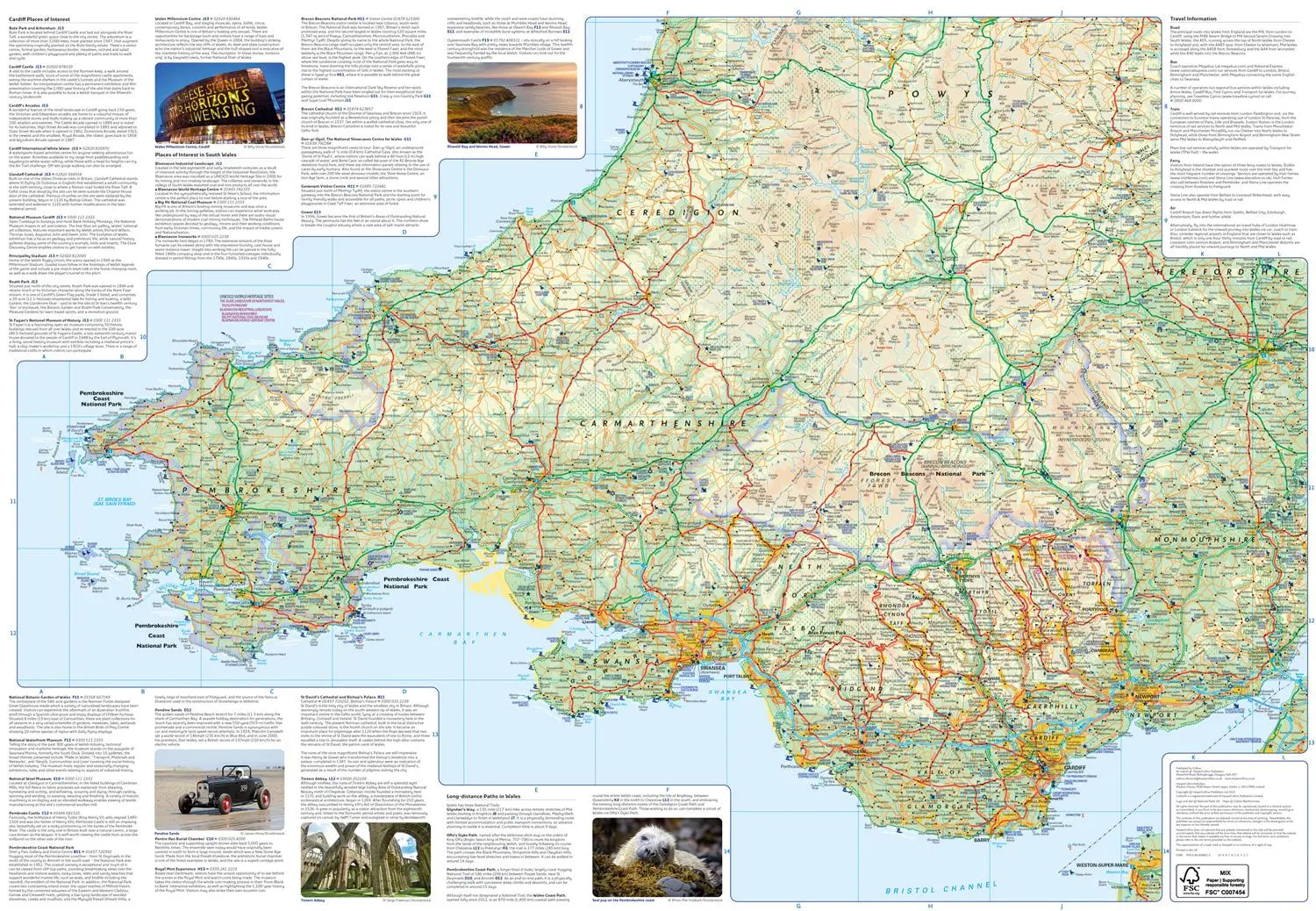Bild: 9780008580025 | Wales Pocket Map | The Perfect Way to Explore Wales | Collins Maps