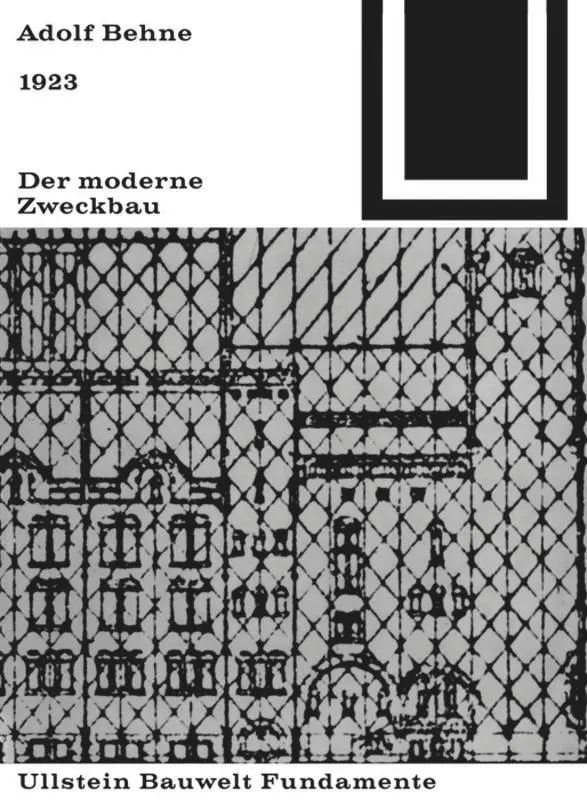 Cover: 9783035600025 | Der moderne Zweckbau (1929) | Adolf Behne | Taschenbuch | Deutsch