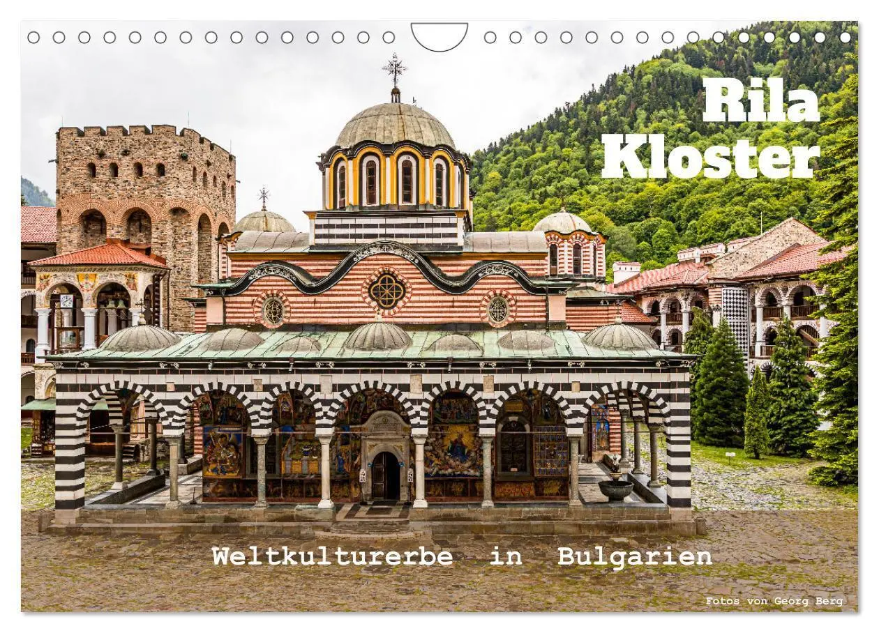 Cover: 9783435040025 | Rila Kloster - Weltkulturerbe in Bulgarien (Wandkalender 2025 DIN...