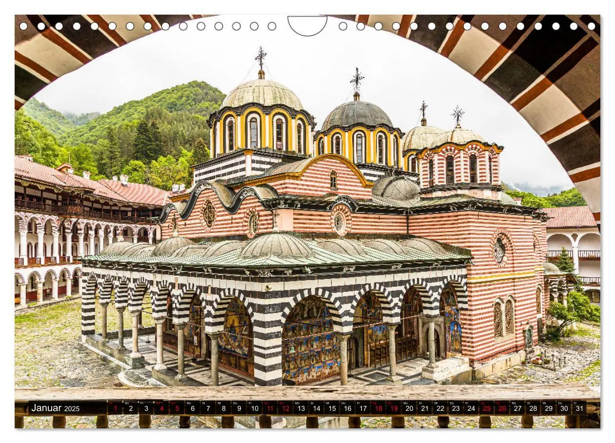 Bild: 9783435040025 | Rila Kloster - Weltkulturerbe in Bulgarien (Wandkalender 2025 DIN...
