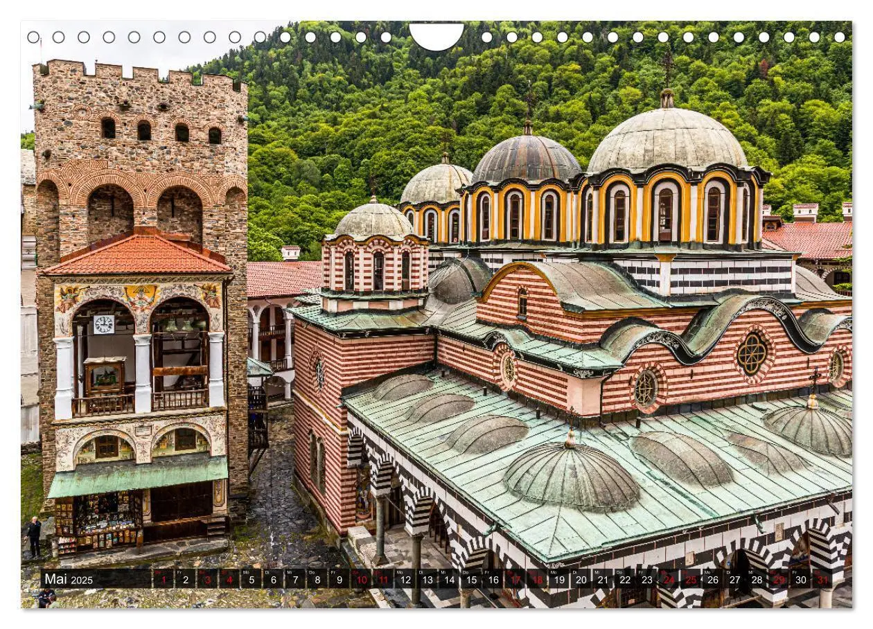 Bild: 9783435040025 | Rila Kloster - Weltkulturerbe in Bulgarien (Wandkalender 2025 DIN...