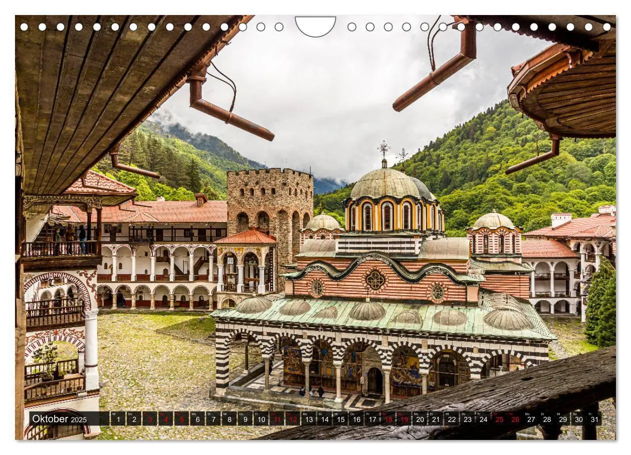 Bild: 9783435040025 | Rila Kloster - Weltkulturerbe in Bulgarien (Wandkalender 2025 DIN...