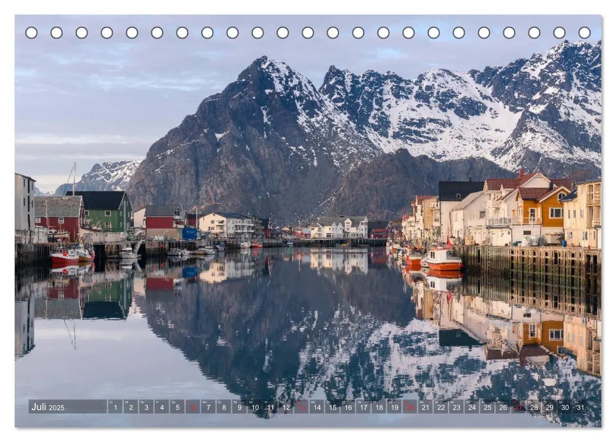 Bild: 9783435280025 | Lofoten - From Dusk Till Dawn (Tischkalender 2025 DIN A5 quer),...