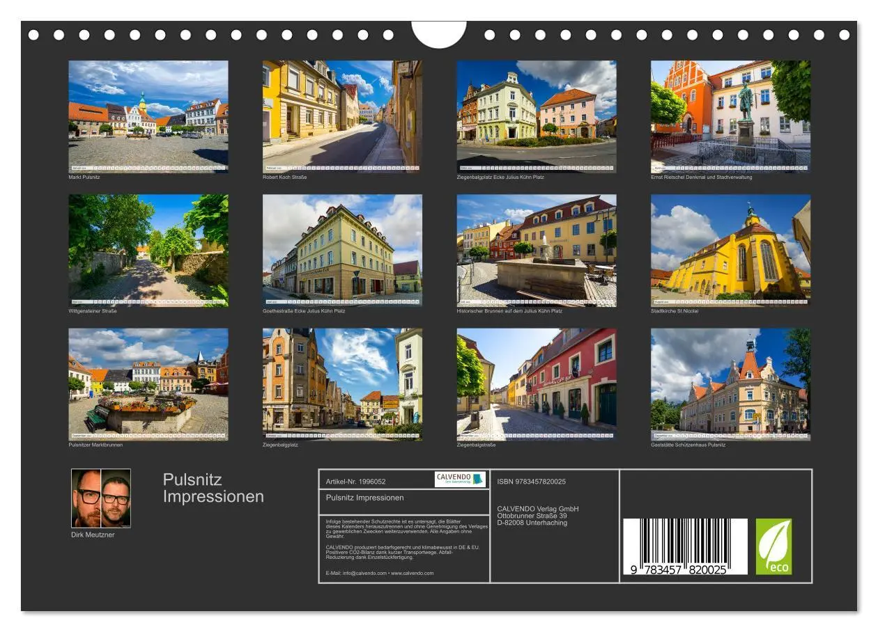 Bild: 9783457820025 | Pulsnitz Impressionen (Wandkalender 2026 DIN A4 quer), CALVENDO...