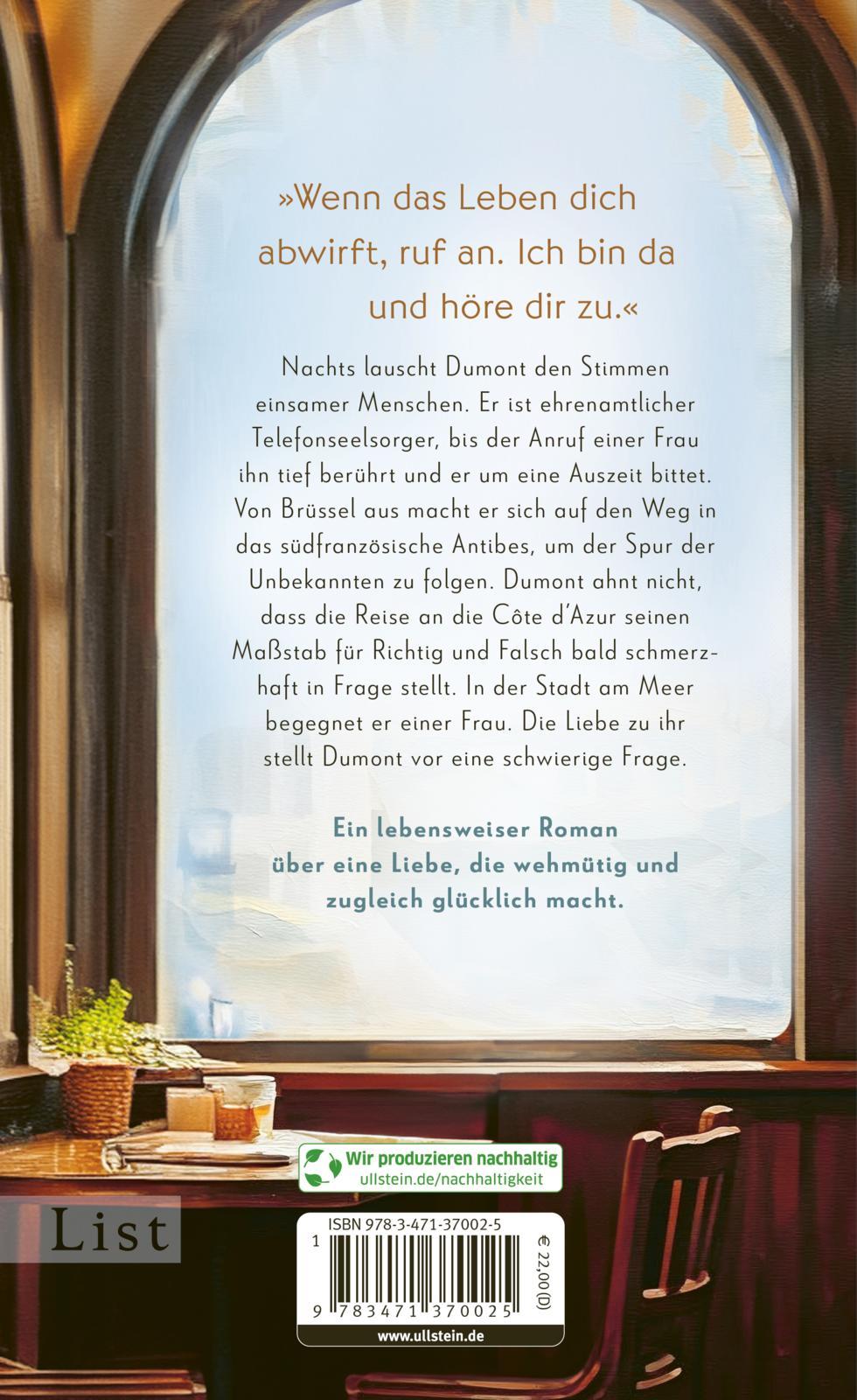 Rückseite: 9783471370025 | Unsere Suche nach Zärtlichkeit | Roman Monsieur Dumont sucht die Liebe