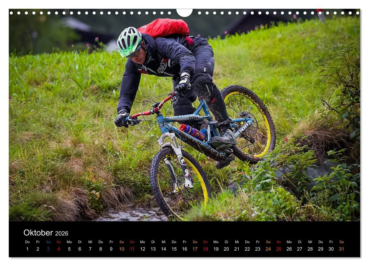 Bild: 9783516080025 | Mountainbike Freeride Momente (Wandkalender 2026 DIN A3 quer),...