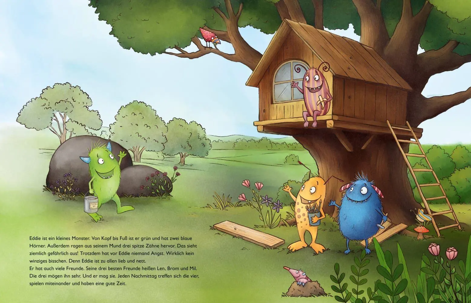 Bild: 9783693370025 | Eddie und das Kellergruseln. Bilderbuch | Lydia Hauenschild | Buch