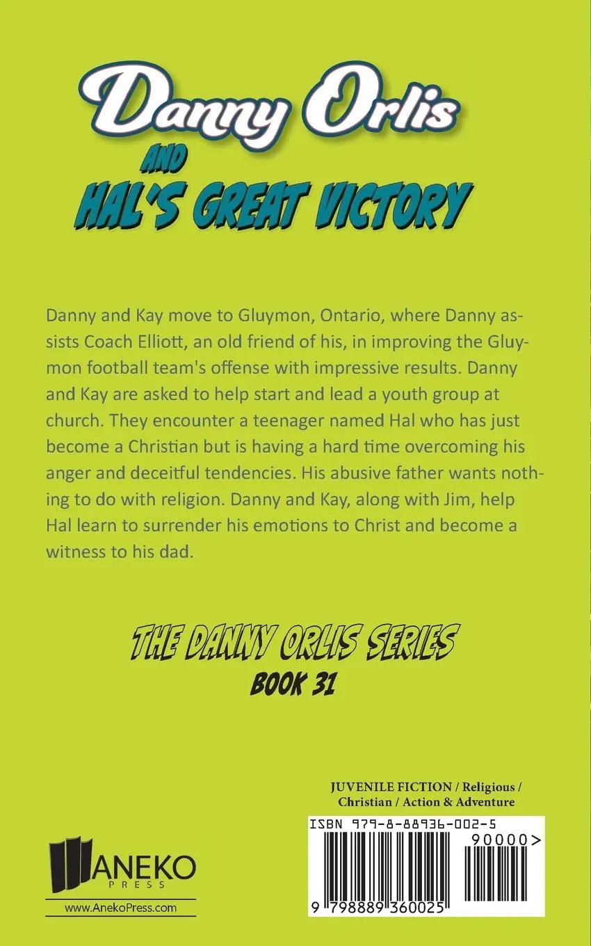 Rückseite: 9798889360025 | Danny Orlis and Hal's Great Victory | Bernard Palmer | Taschenbuch