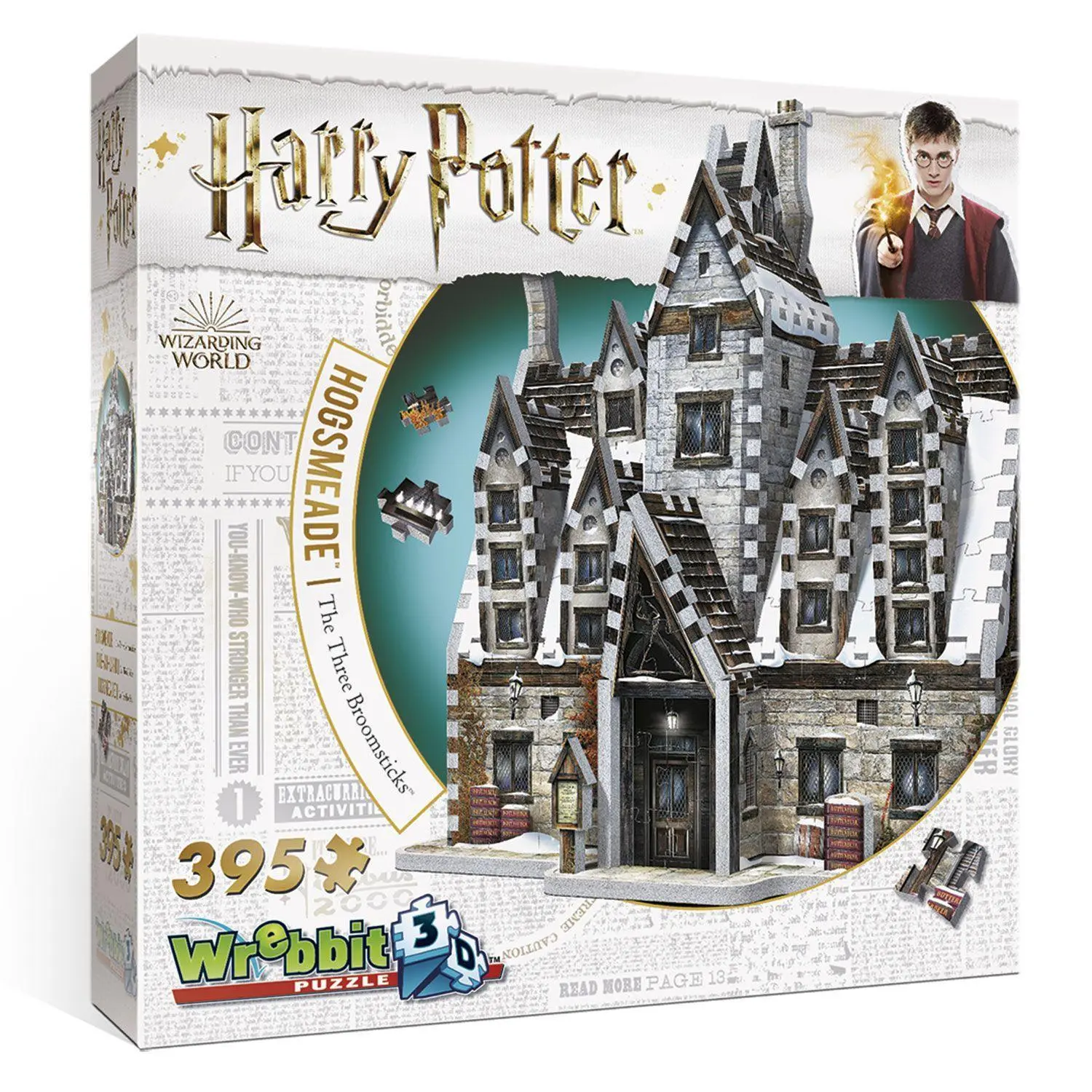 Cover: 665541010125 | Hogsmeade Gasthaus Die drei Besen Harry Potter. 3D-PUZZLE (395 Teile)