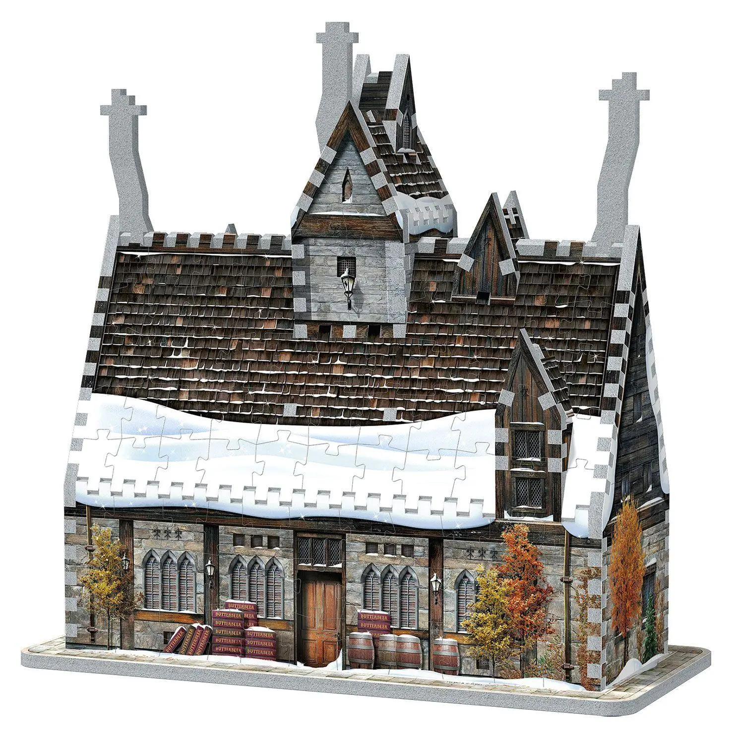 Bild: 665541010125 | Hogsmeade Gasthaus Die drei Besen Harry Potter. 3D-PUZZLE (395 Teile)