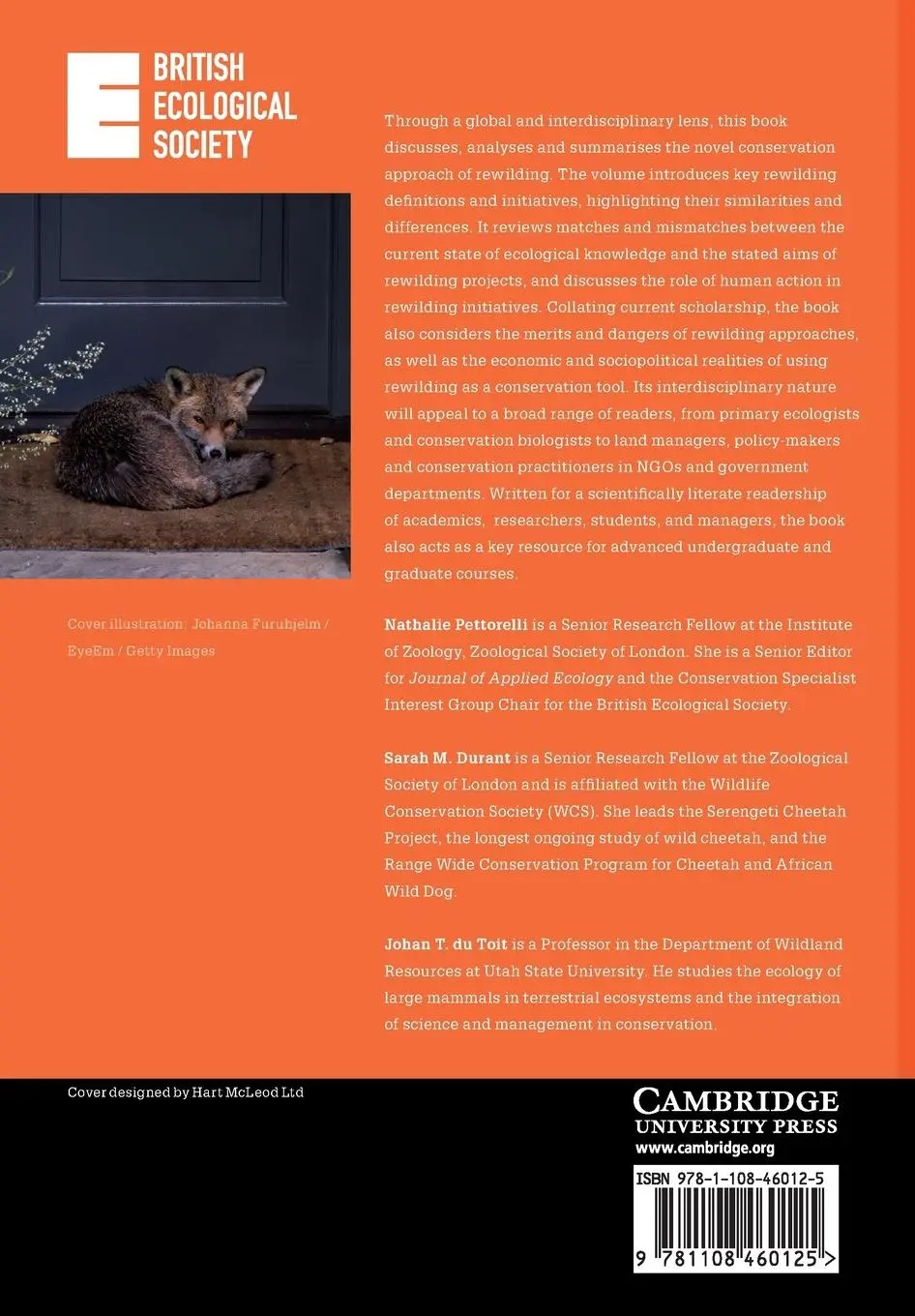 Rückseite: 9781108460125 | Rewilding | Nathalie Pettorelli (u. a.) | Taschenbuch | Englisch