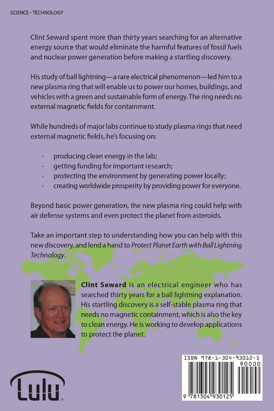 Rückseite: 9781304930125 | Protect Planet Earth With Ball Lightning Technology | Clint Seward