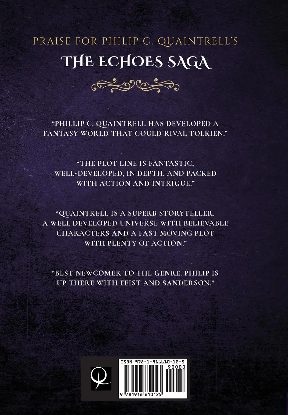 Rückseite: 9781916610125 | The Fall of Neverdark | (The Echoes Saga: Book 4) | Quaintrell | Buch