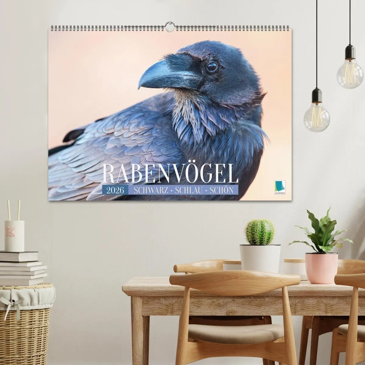 Bild: 9783457290125 | Rabenvögel: Schwarz, schlau, schön (Wandkalender 2026 DIN A2 quer),...
