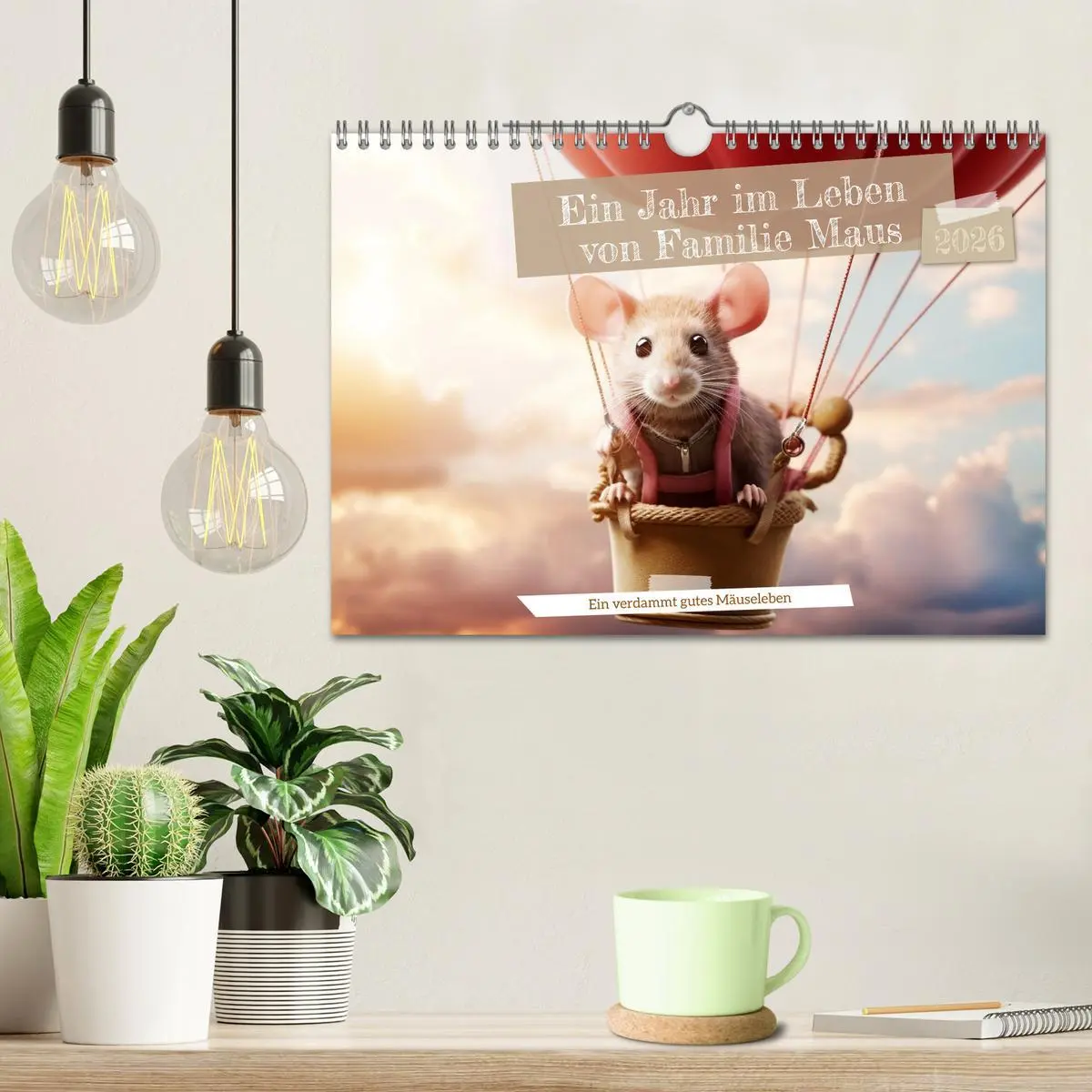 Bild: 9783457360125 | Ein Jahr im Leben von Familie Maus (Wandkalender 2026 DIN A4 quer),...