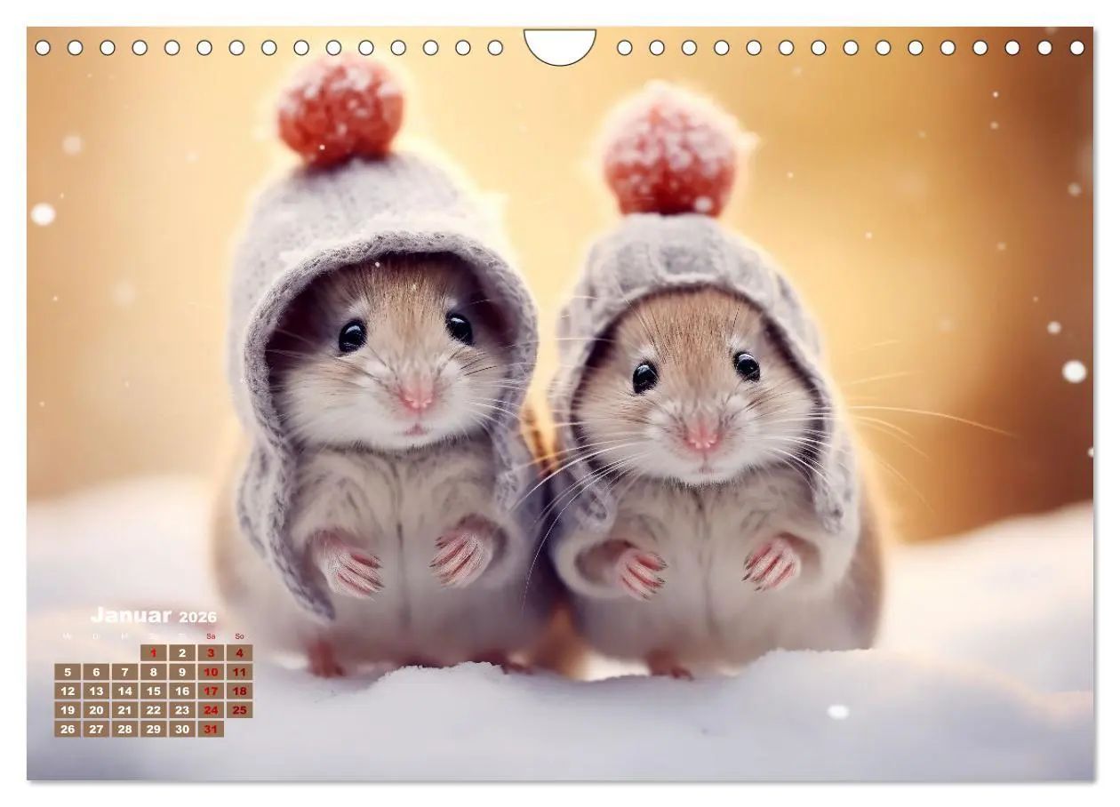 Bild: 9783457360125 | Ein Jahr im Leben von Familie Maus (Wandkalender 2026 DIN A4 quer),...