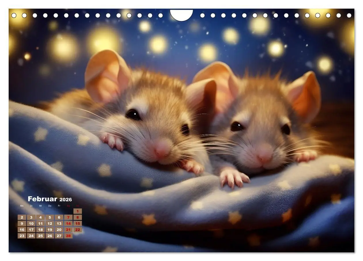 Bild: 9783457360125 | Ein Jahr im Leben von Familie Maus (Wandkalender 2026 DIN A4 quer),...