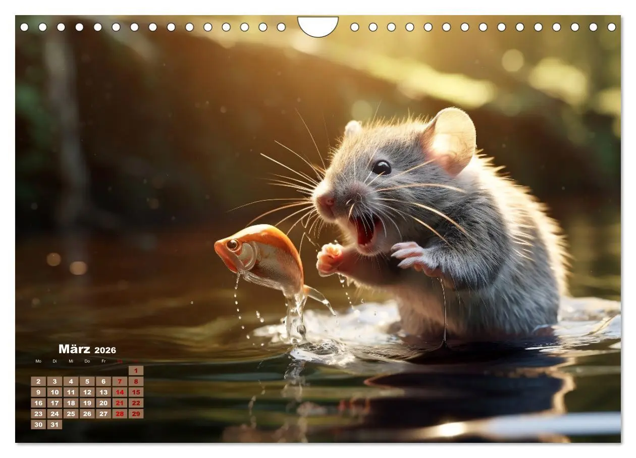 Bild: 9783457360125 | Ein Jahr im Leben von Familie Maus (Wandkalender 2026 DIN A4 quer),...