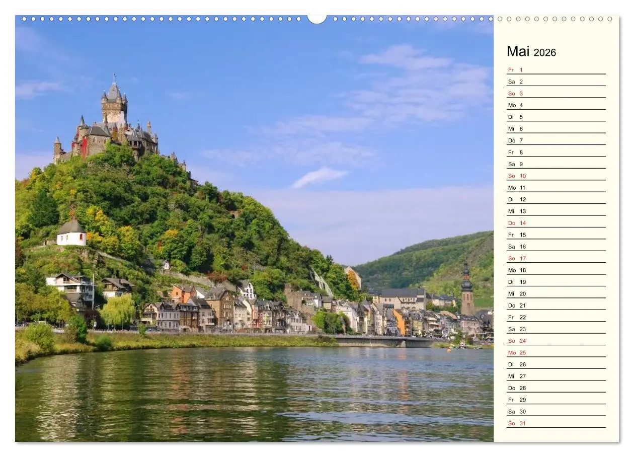 Bild: 9783457980125 | Entlang der Mosel (Wandkalender 2026 DIN A2 quer), CALVENDO...