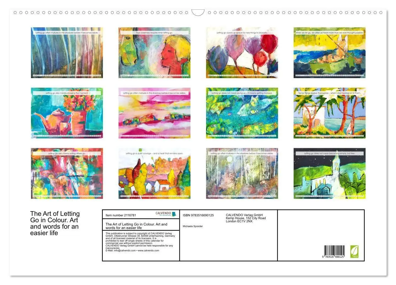 Bild: 9783516690125 | The Art of Letting Go in Colour. Art and words for an easier life...