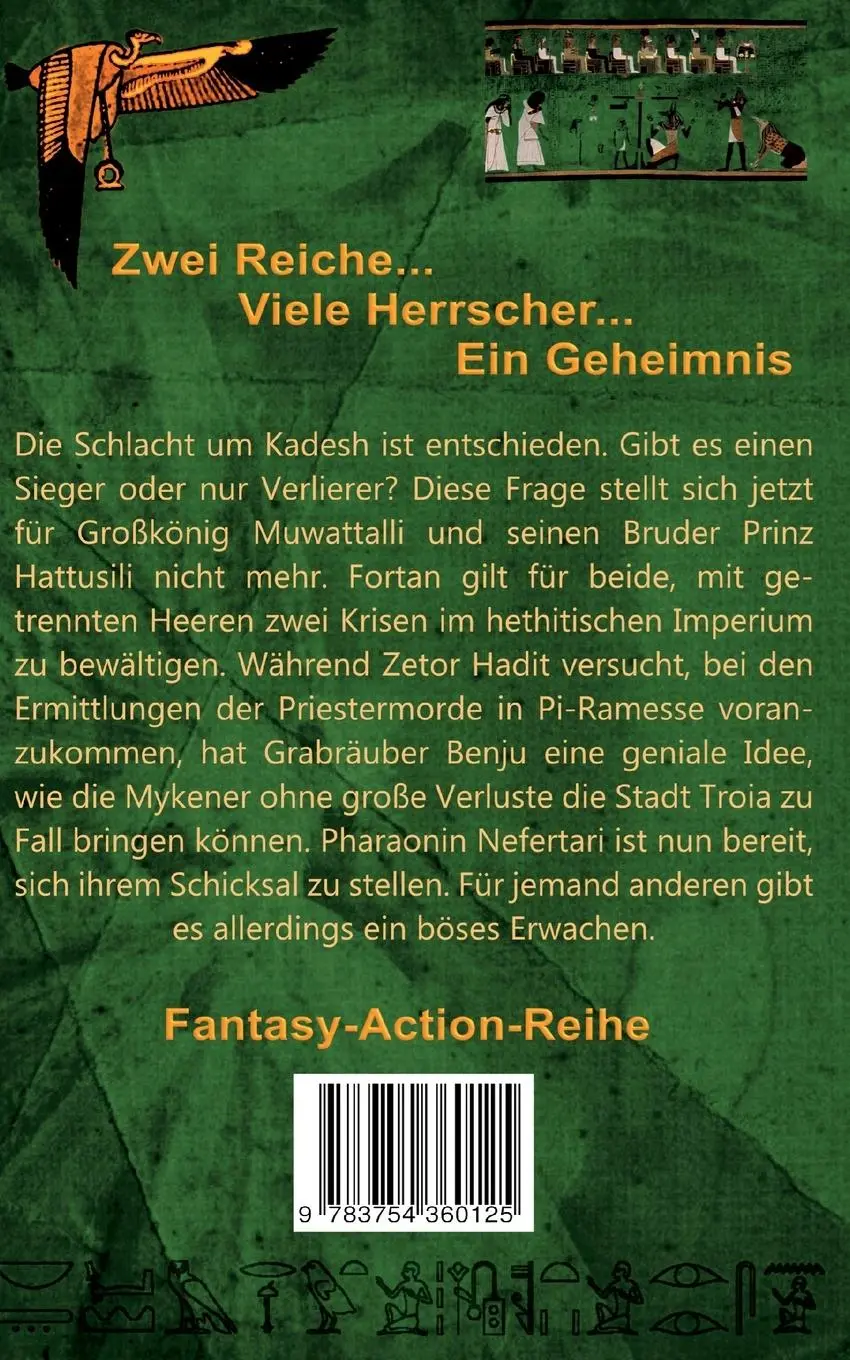 Rückseite: 9783754360125 | Kadesh III | Das Totenbuch | Olaf Ehlerding | Taschenbuch | Kadesh