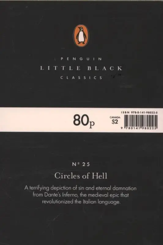 Rückseite: 9780141980225 | Circles of Hell | Dante | Taschenbuch | Penguin Little Black Classics