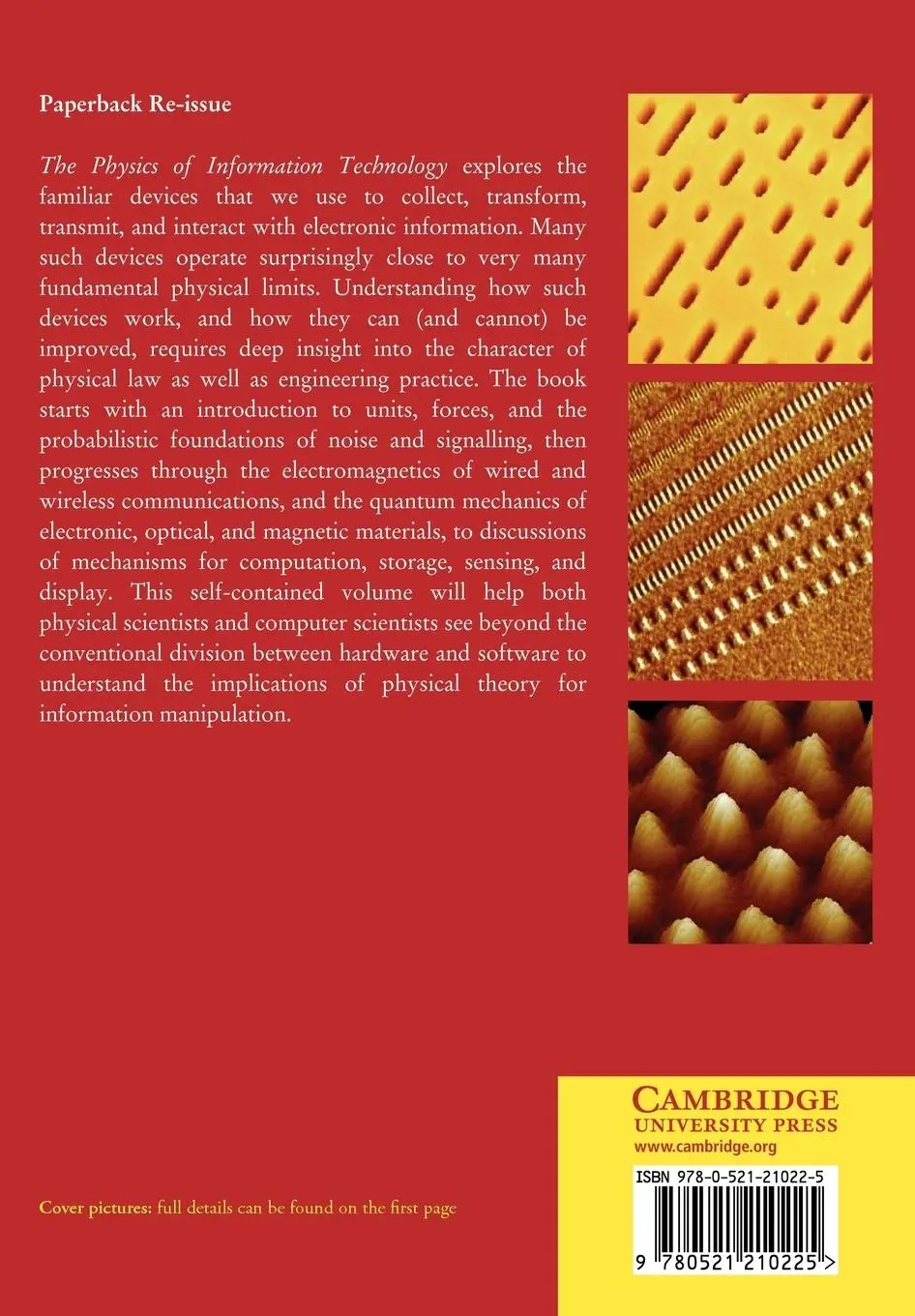 Rückseite: 9780521210225 | The Physics of Information Technology | Neil Gershenfeld | Taschenbuch