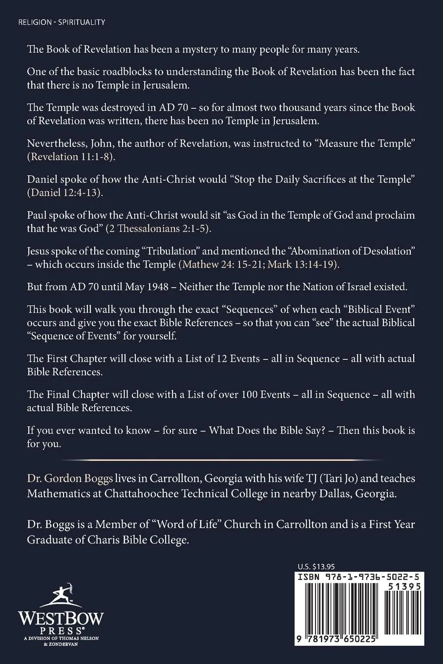 Rückseite: 9781973650225 | Understanding the Book of Revelation | What Does the Bible Say? | Buch