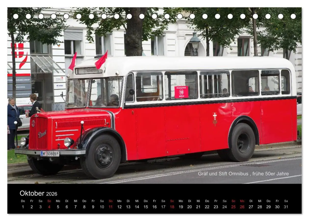 Bild: 9783457970225 | Historische Straßenbahnen in Wien (Tischkalender 2026 DIN A5 quer),...