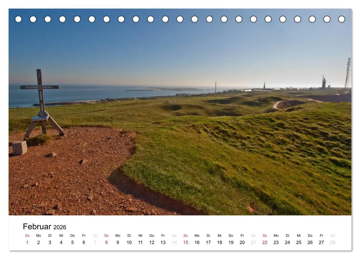 Bild: 9783516200225 | Helgoland (Tischkalender 2026 DIN A5 quer), CALVENDO Monatskalender