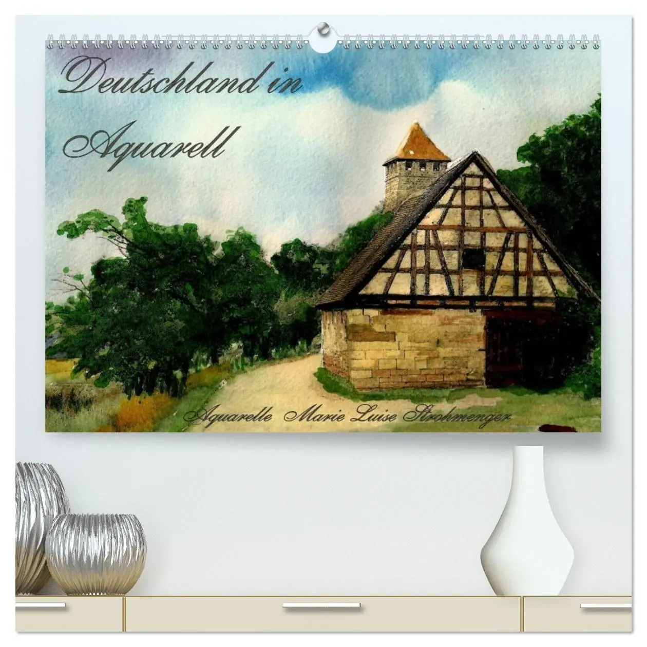 Cover: 9783594110225 | Deutschland in Aquarell (hochwertiger Premium Wandkalender 2027 DIN...