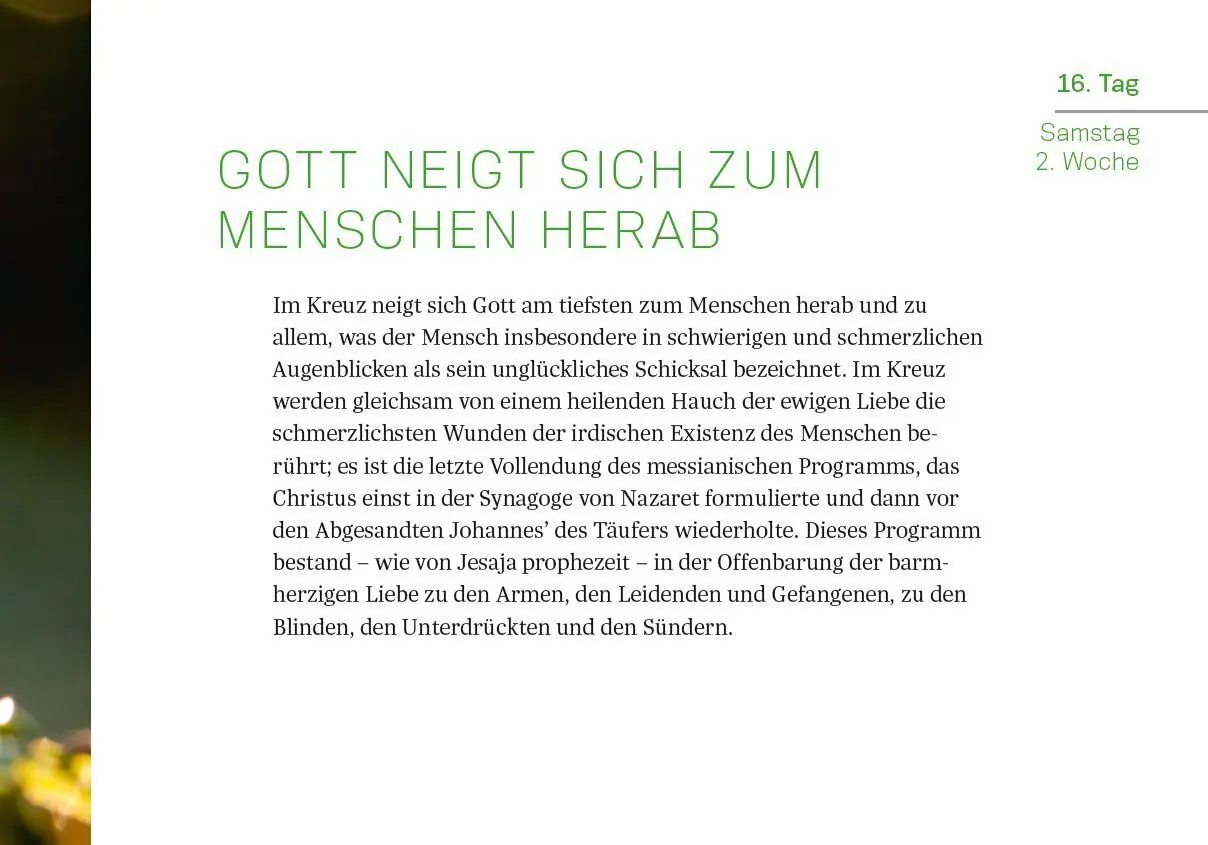Bild: 9783961570225 | 7 Wochen mit Papst Johannes Paul II | Der Fastenzeitbegleiter | II.