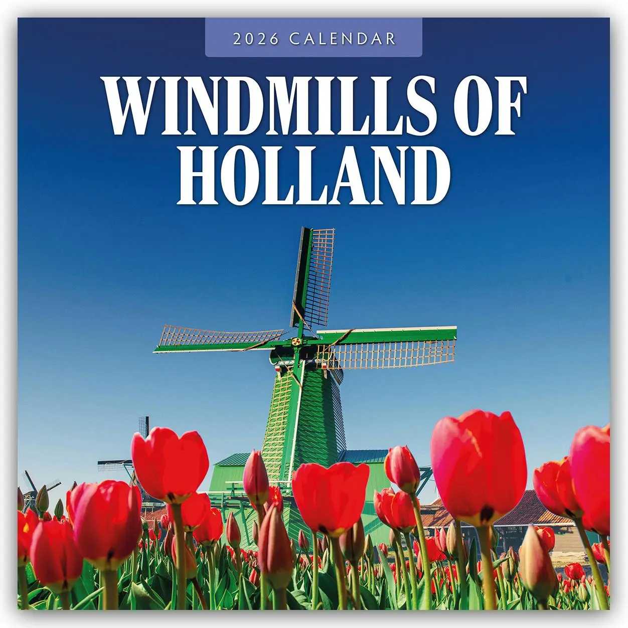 Cover: 9781837010325 | Windmills of Holland 2026 Square Wall Calendar | Red Robin | Buch