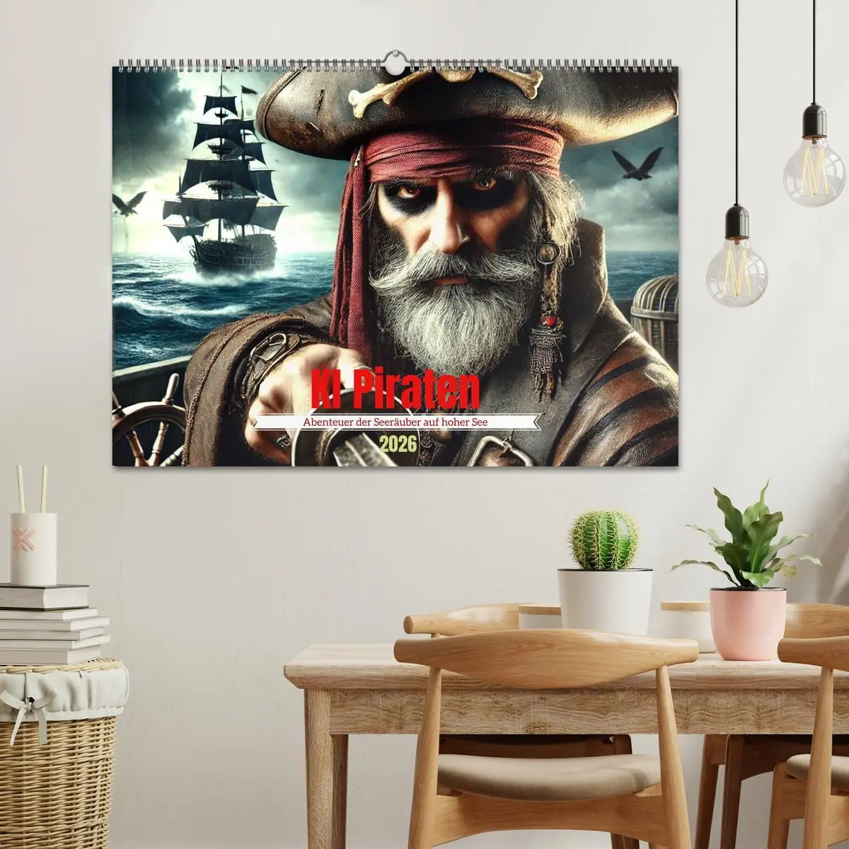 Bild: 9783457270325 | KI Piraten - Abenteuer der Seeräuber auf hoher See (Wandkalender...