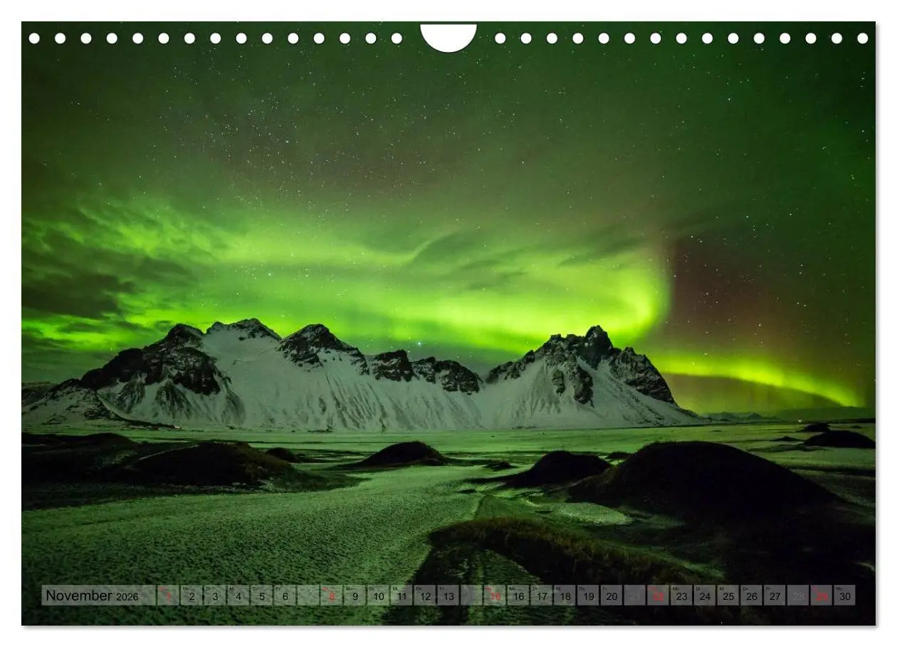 Bild: 9783457960325 | Island im Winter (Wandkalender 2026 DIN A4 quer), CALVENDO...