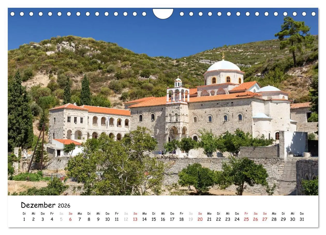 Bild: 9783516120325 | Samos - Griechenlands grüne Insel (Wandkalender 2026 DIN A4 quer),...