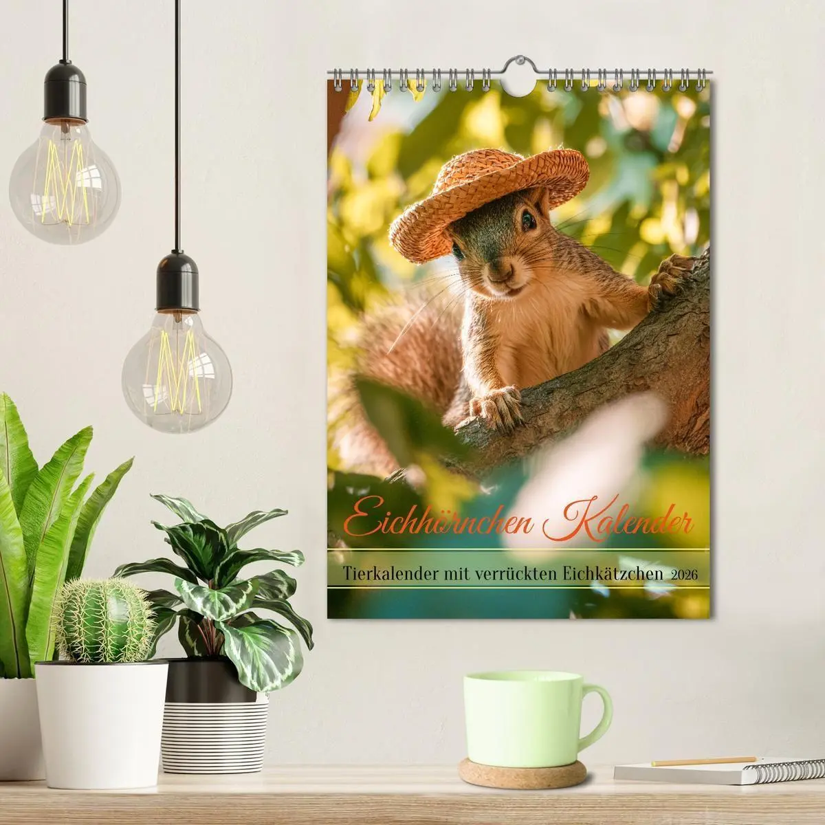 Bild: 9783516670325 | Eichhörnchen Kalender - Tierkalender mit verrückten Eichkätzchen...