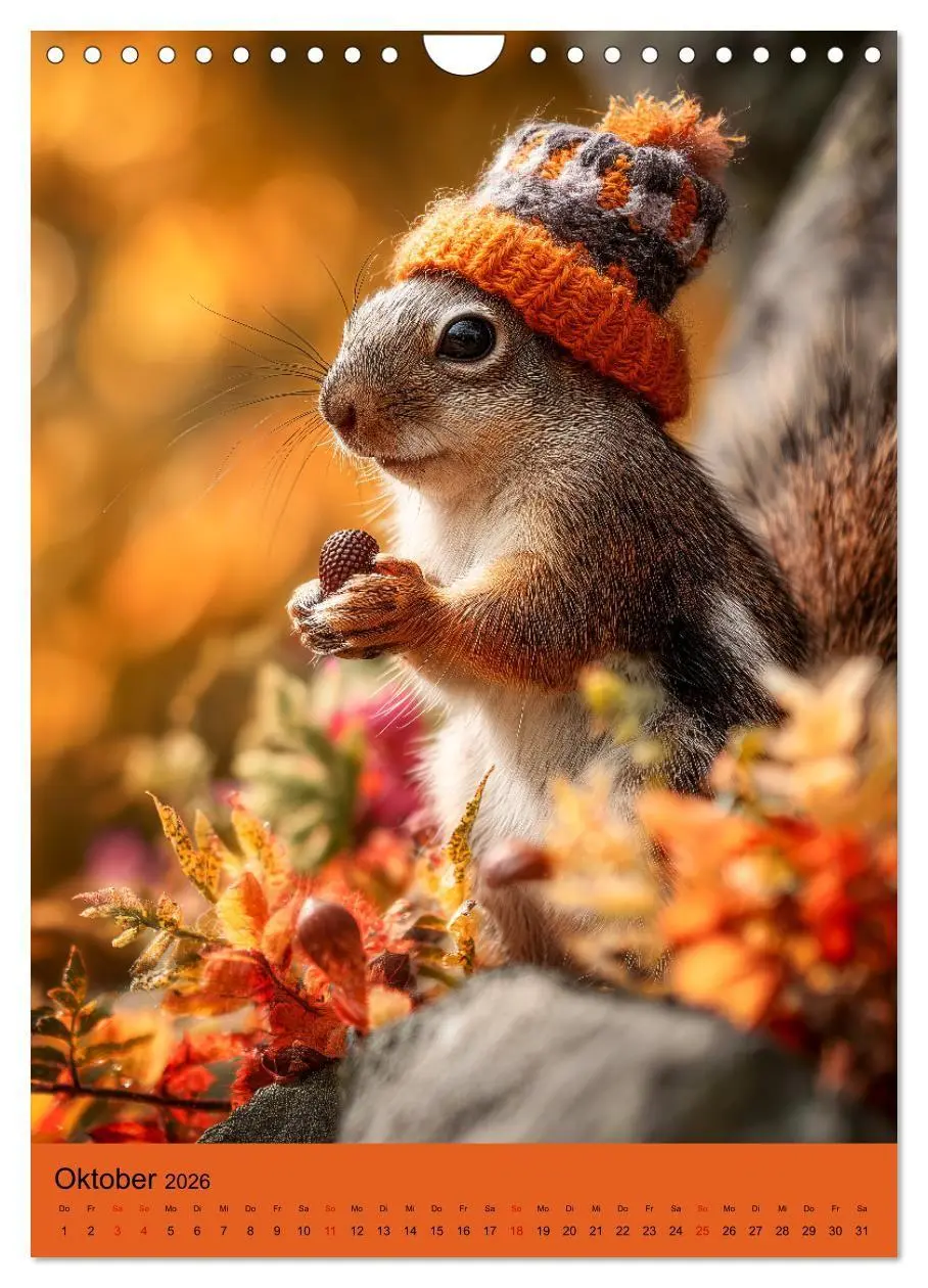 Bild: 9783516670325 | Eichhörnchen Kalender - Tierkalender mit verrückten Eichkätzchen...