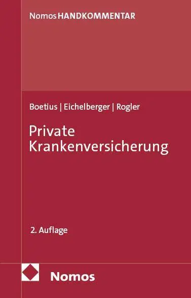 Cover: 9783756010325 | Private Krankenversicherung | Handkommentar | Jan Boetius (u. a.)