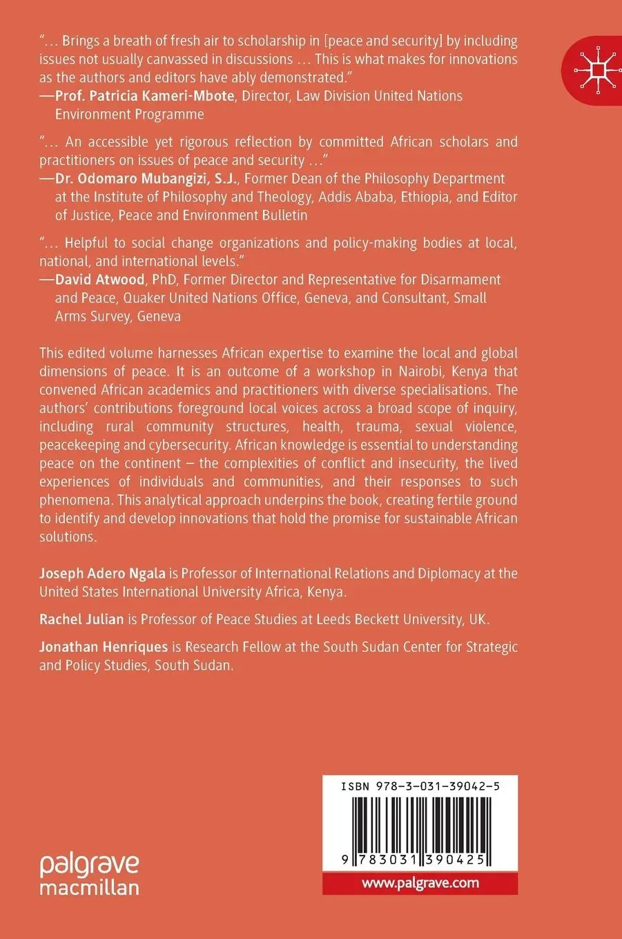 Rückseite: 9783031390425 | Innovations in Peace and Security in Africa | Ngala (u. a.) | Buch