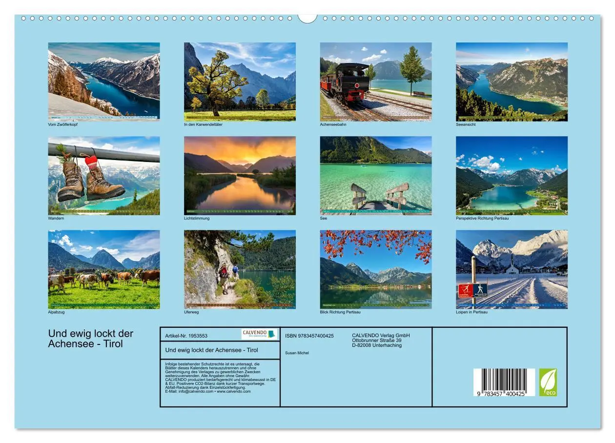 Bild: 9783457400425 | Und ewig lockt der Achensee - Tirol (hochwertiger Premium...