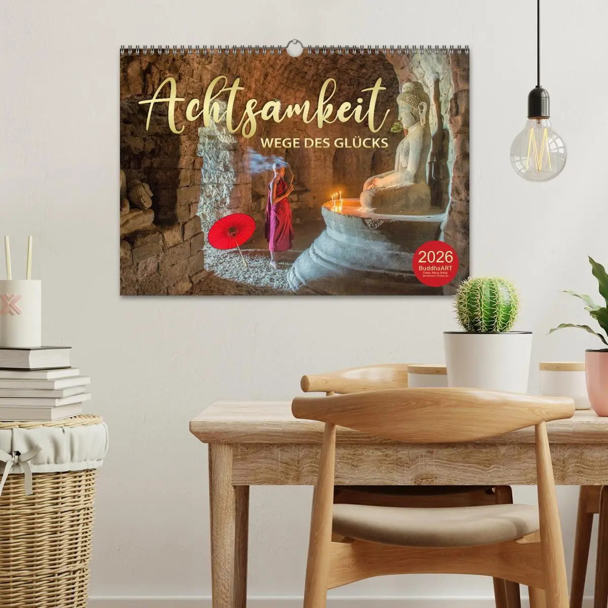 Bild: 9783457640425 | ACHTSAMKEIT - Wege des Glücks (Wandkalender 2026 DIN A3 quer),...