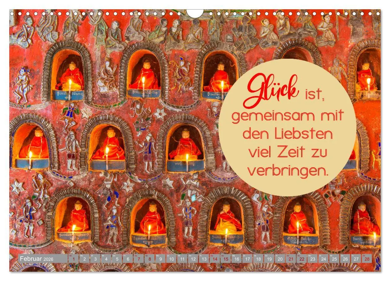 Bild: 9783457640425 | ACHTSAMKEIT - Wege des Glücks (Wandkalender 2026 DIN A3 quer),...