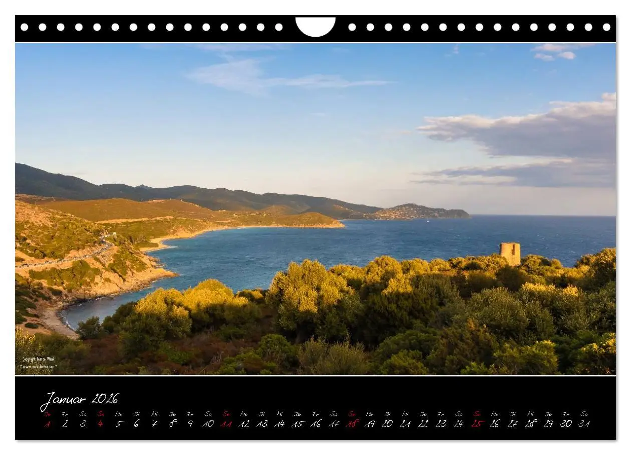 Bild: 9783516110425 | Sardinien Panoramakalender (Wandkalender 2026 DIN A4 quer),...