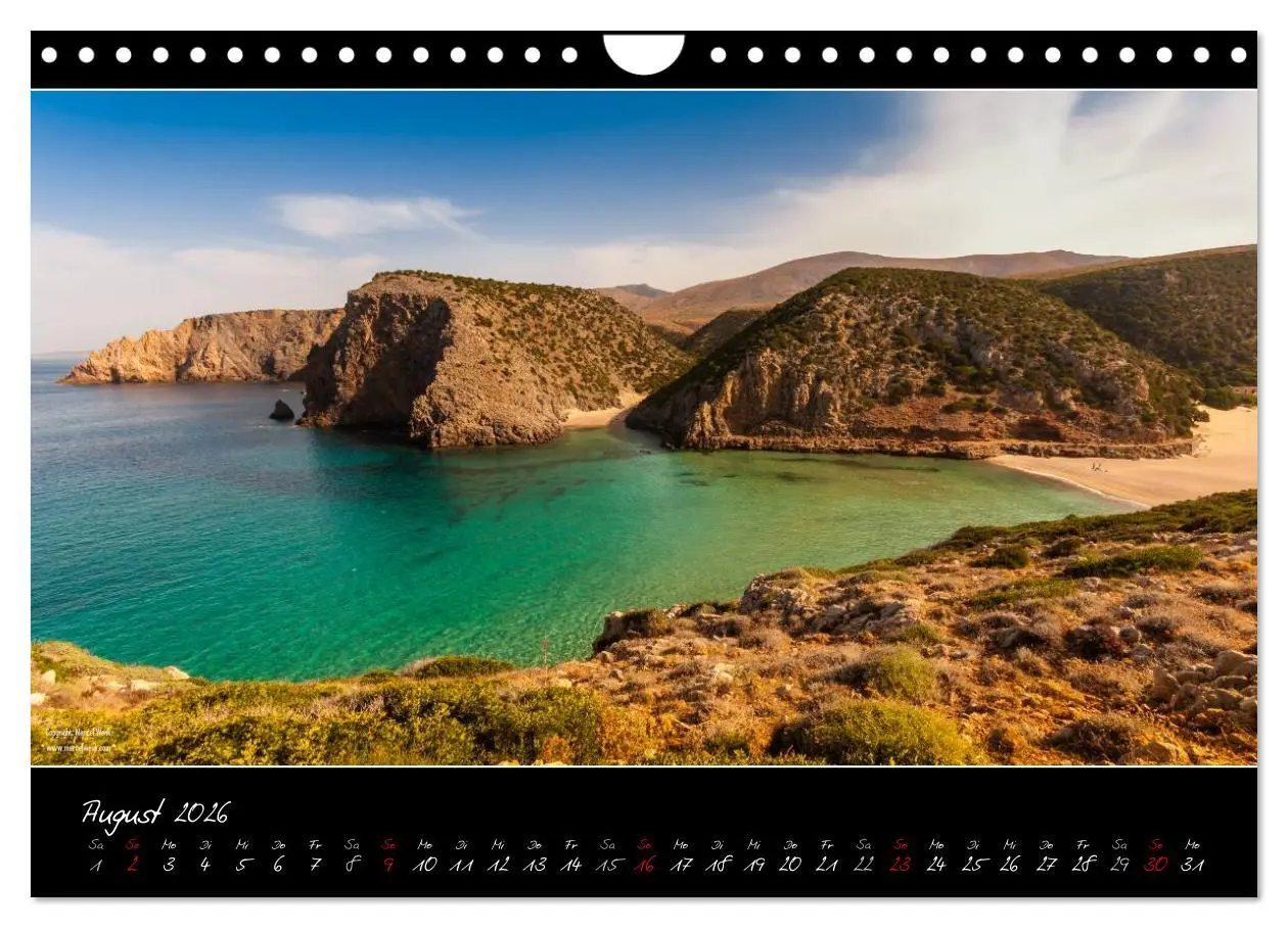 Bild: 9783516110425 | Sardinien Panoramakalender (Wandkalender 2026 DIN A4 quer),...