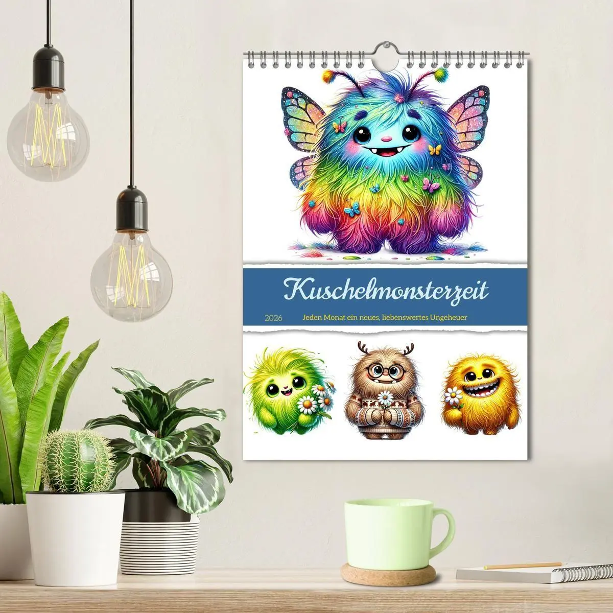 Bild: 9783516660425 | Kuschelmonsterzeit (Wandkalender 2026 DIN A4 hoch), CALVENDO...